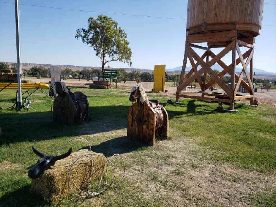 Farm games at Moapa Valley Cornmaze